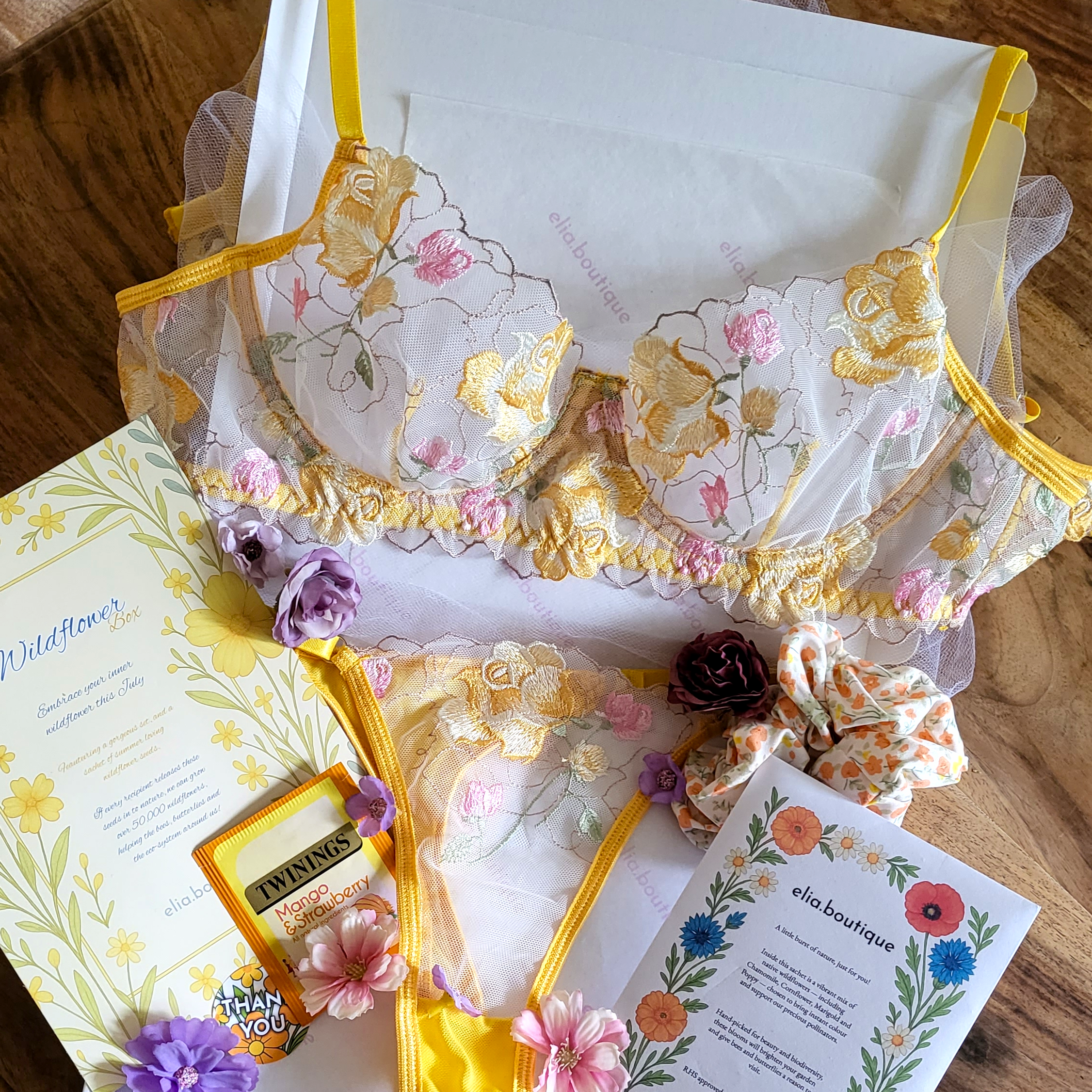 the summer Elia lingerie subscription box gift
